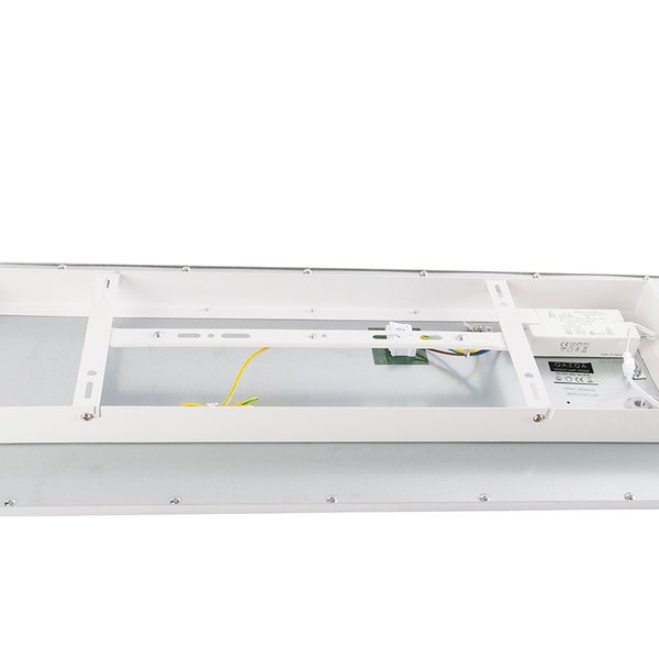 Innenansicht einer Bürolampe zur Deckenmontage