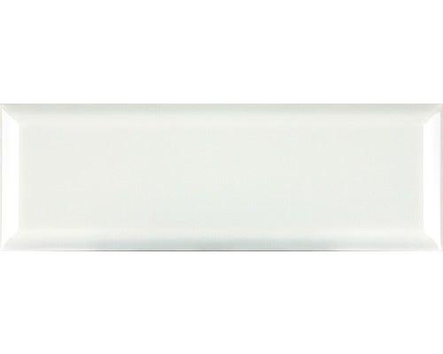 Metro-Fliese mit Facette  Montesco Aqua glänzend 10x30cm