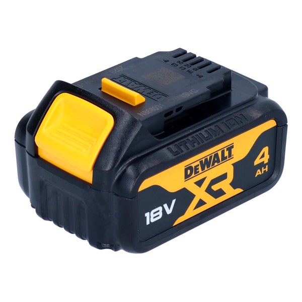 DeWALT 18 Volt 4 Amperestunden Lithium-Ionen Akku aus der XR-Serie.