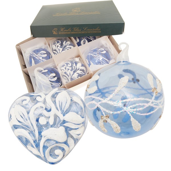 Relaxed Xmas Set Floral Alpenblau, 6-teilig, 2 | HORNBACH