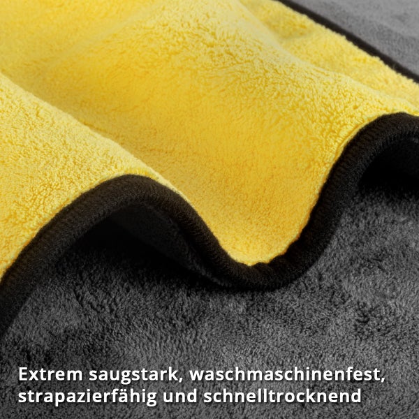 Mikrofaser-Handtuch 10er Set doppelseitig 40 x 40 cm 600 gsm