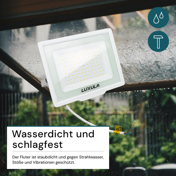 LUXULA LED Strahler, staubdicht und wasserdicht