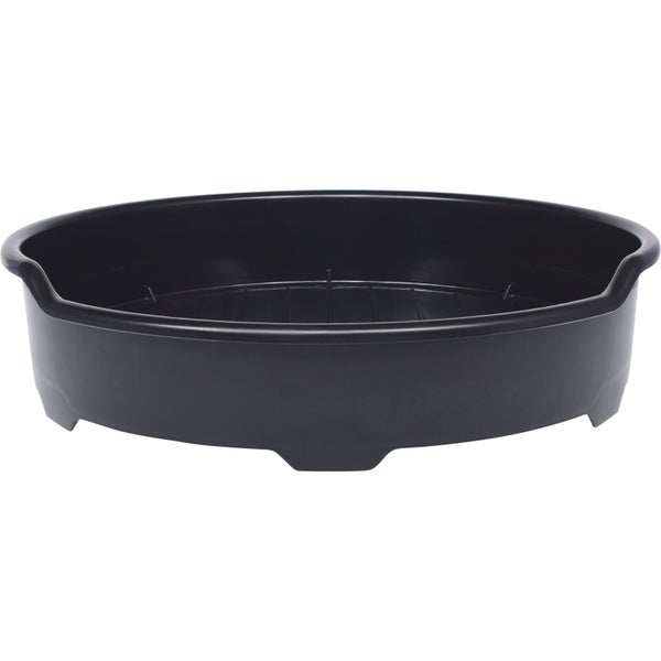 Ölauffangwanne aus Kunststoff mit Gittereinsatz