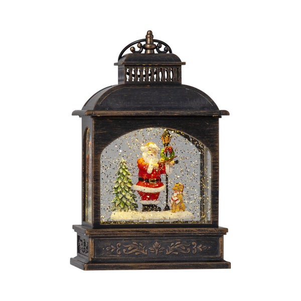 Lichterkette mit bunten Papierlaternen