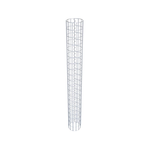 Gabionensäule Durchmesser 22 cm, MW 5 x 10 cm rund - Höhe: 2,00 m