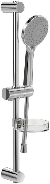 Duschstange mit Handbrause und Ablage