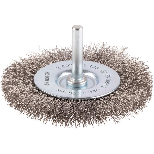 Bosch PRO Stainless Steel clean Scheibenbürste 80 x 0,20 mm gerader Schaft - 2608622123