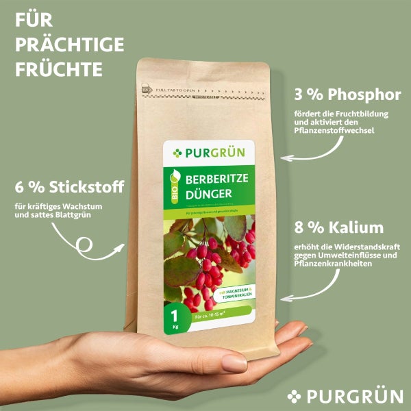 Purgrün Bio-Berberitze-Dünger 1 kg