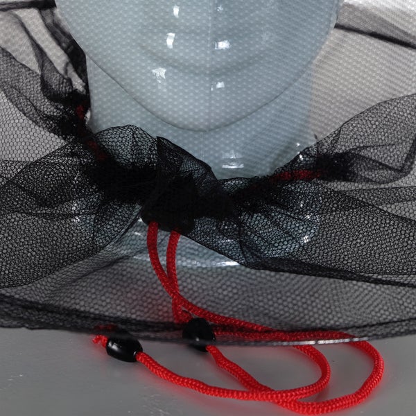 Schutzhut BEEComb mit Moskito-Netz, Ø 39cm, für Imker, Angler weiß