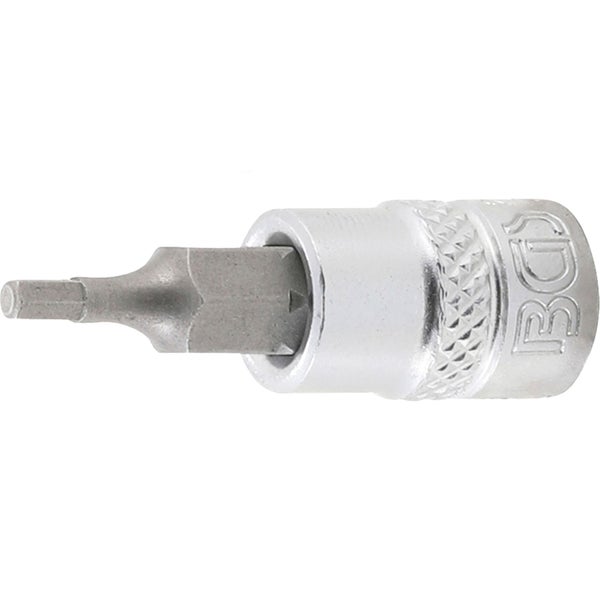 BGS Bit-Einsatz Antrieb Innenvierkant 6,3 mm (1/4) Innensechskant 3/32 - 2740