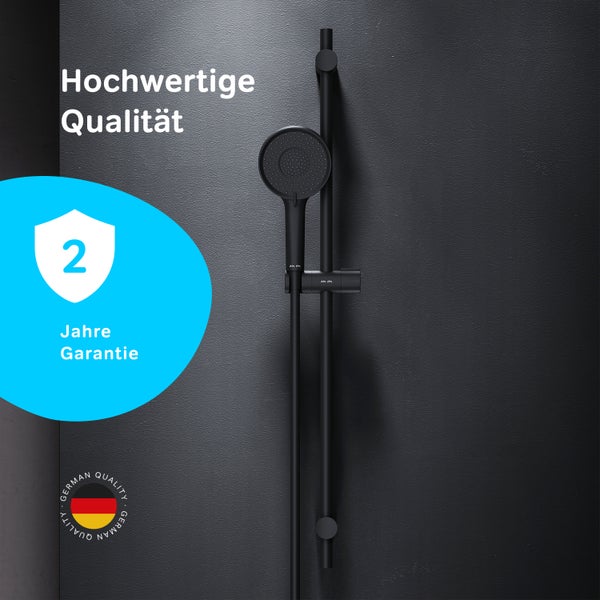 AM PM Duschset mit Brausestange und Handbrause inklusive 2 Jahre Garantie und German Quality Siegel