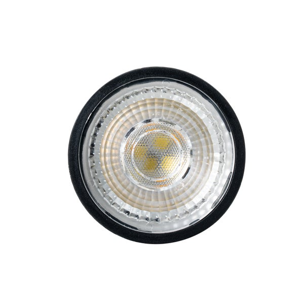 Set mit 5 GU10 3-staps dimbaar LED lamp zwart 6W 500 lm 2200 - 6500K