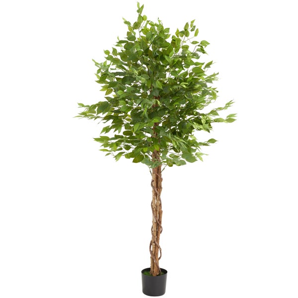 Künstlicher Birkenfeigenbaum im Topf für die Innendekoration