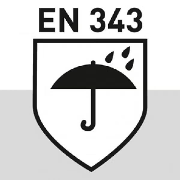 Schutz gegen Regen nach Europäischer Norm 343