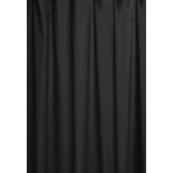Schwarzer Duschvorhang