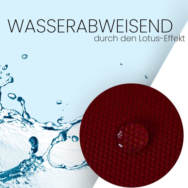 Sensalux Tischdeckenrolle 25m lang aus stoffähnlichem Vlies, 1,50 m x 25 m Bordeaux