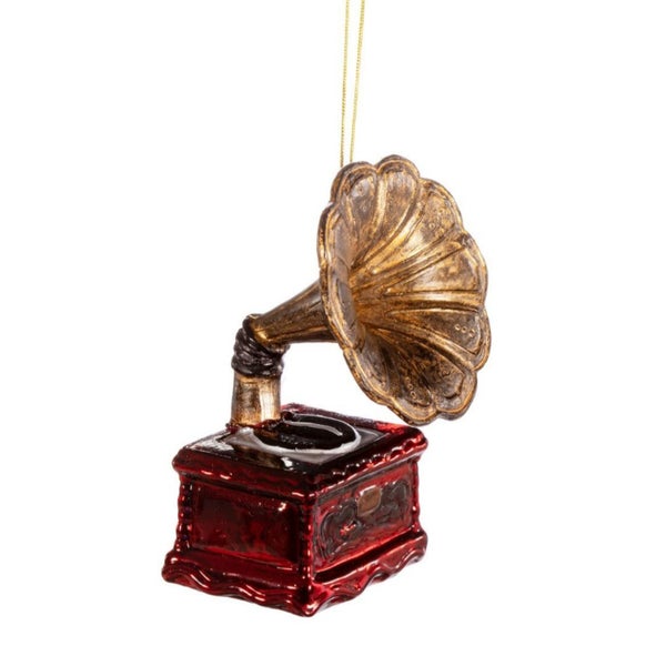 Grammophon Weihnachtskugel - Sass & Belle
