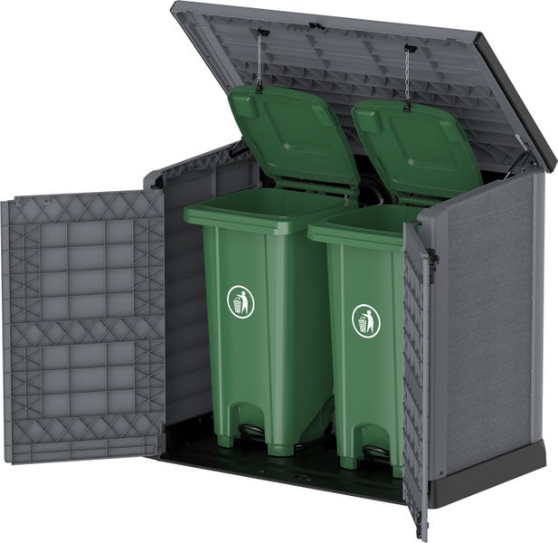 StoreAway Mülltonnenbox Gartenhaus 1200 L
