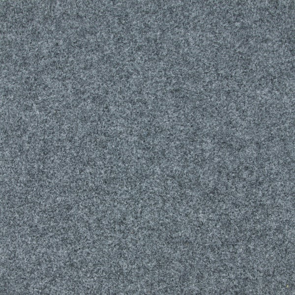 Schatex Teppichfliesen grau für Büro Selbstliegende Teppich Fliesen hellgrau in 50x50 cm Nadelfilz Teppichbodenfliesen ideal als Messeteppich
