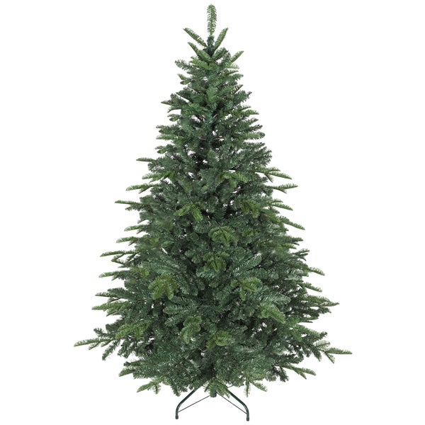 Künstlicher Weihnachtsbaum mit dichten Zweigen und Metallständer