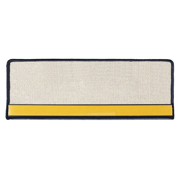 FLOORDIREKT Stufenmatte Sabang - Sisaloptik - Gekettelter Rand & Selbstklebend - Blau - 23,5 x 65 cm - Rechteckig