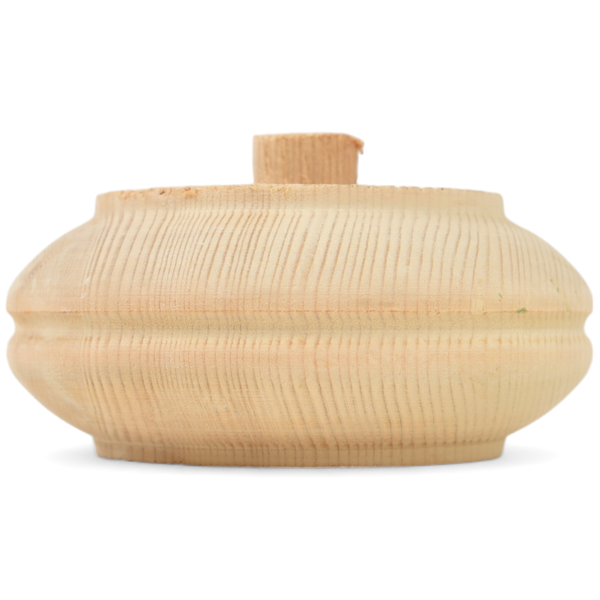 Holzmöbelfuß mit Drehoptik