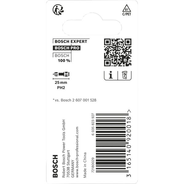 Bosch Expert Bosch Pro Bit, 25 mm, PH2