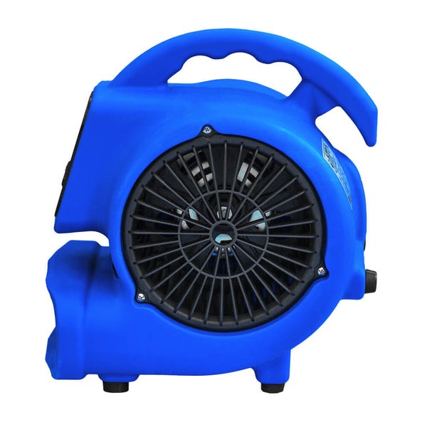 Blauer Teppichlüfter mit Tragegriff