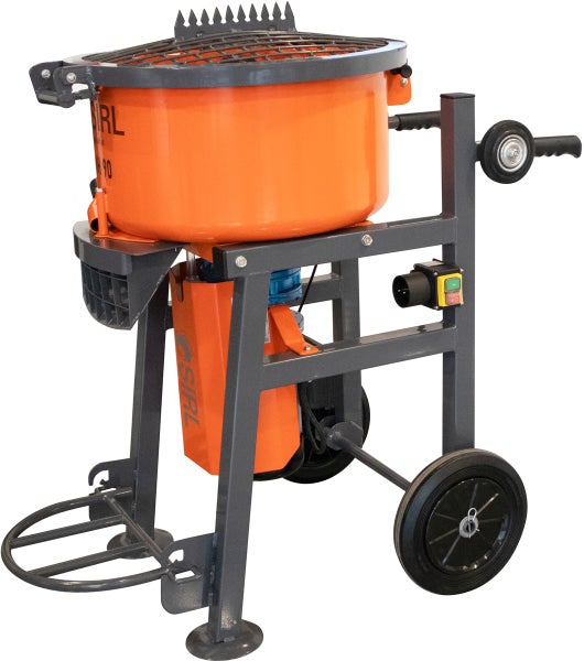 Zwangsmischer SIRL MH90 – Profi-Betonmischmaschine 75L mit 1100W Motor & Sackaufreißer