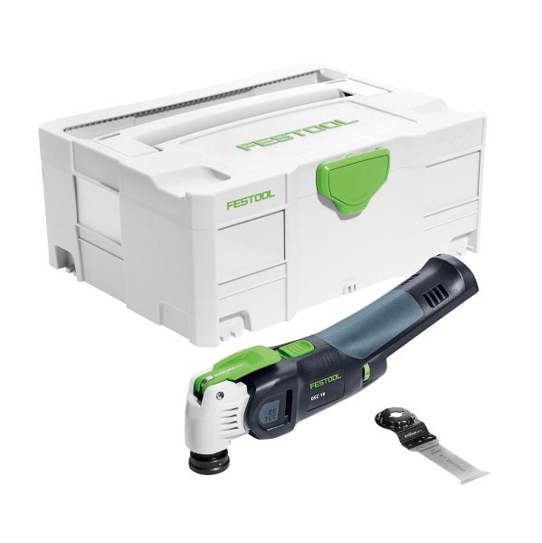 Festool OSC 18 Li E-Basic Vecturo Akku Oszillierer 18V ( 574848  ) Brushless StarlockMax Solo im Systainer - ohne Akku, ohne Ladegerät