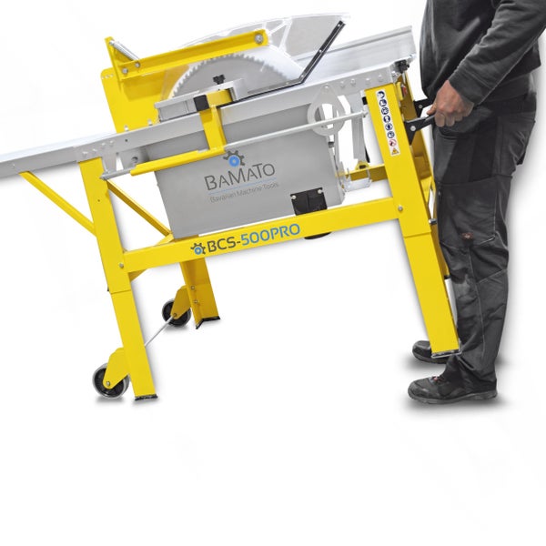 BAMATO BCS-500PRO Tischkreissäge mit Bediener