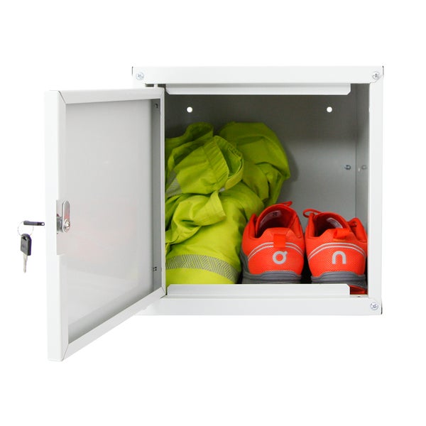 PROREGAL Mega Deal 8x Schließfachwürfel Cubic HxBxT 35 x 35 x 35 cm Grau
