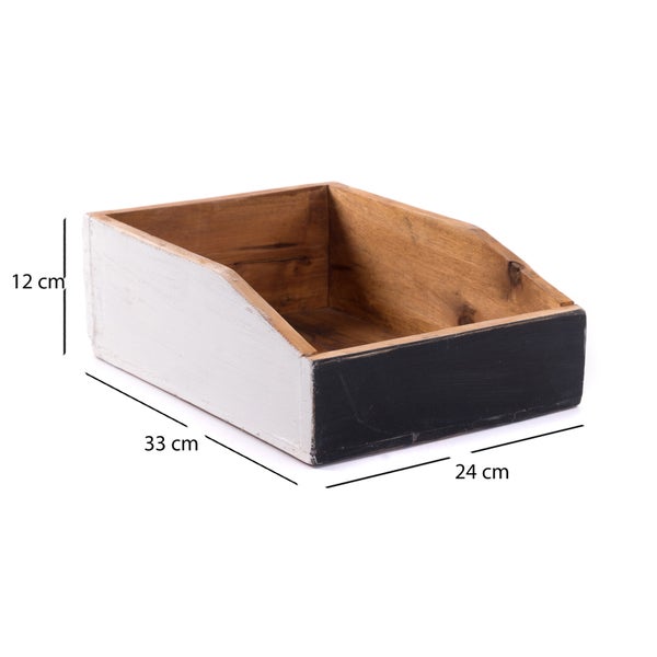 Dokumentenablage Carta Mahagoni Holz, mit beschreibbarer Tafel 14 weiß-beschreibbar