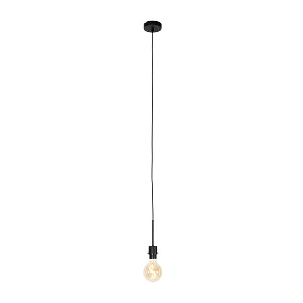 Moderne Hängelampe schwarz ohne Schirm - Combi 1