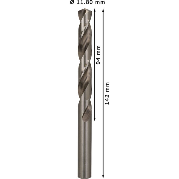 Bosch PRO Metal HSS-G Spiralbohrer 11,8 x 94 x 142 mm - 2608585536