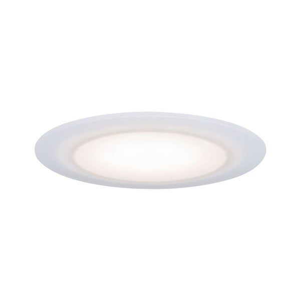 Premium LED Einbauleuchte Suon Basisset IP44 rund 90mm 3x5W 3x450lm 230V dimmbar 2700K Satin, Weiß