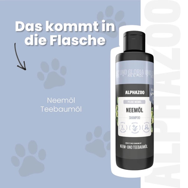 AlphaZoo Neemöl Shampoo Flasche