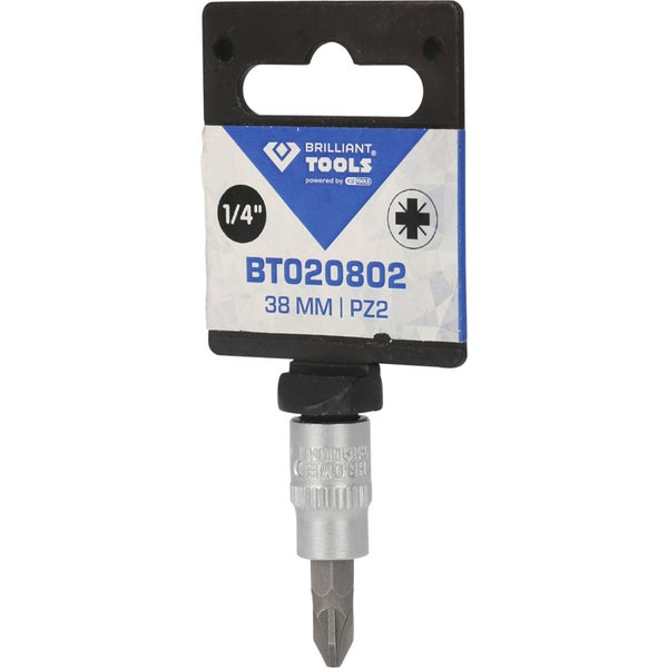 Brilliant Tools Schraubendreher-Bit, 38 Millimeter, PZ2