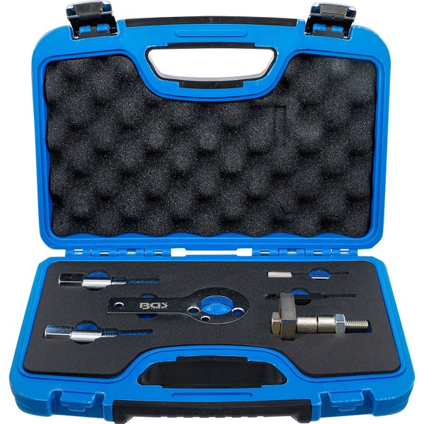 Nockenwellen Arretierwerkzeugsatz im blauen Koffer