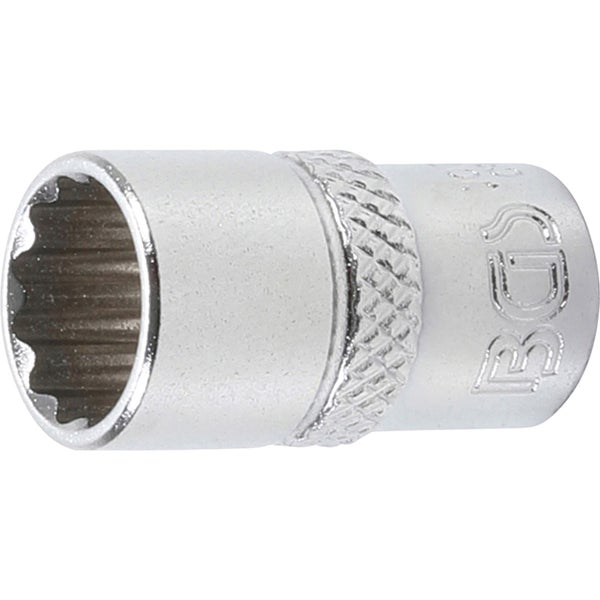 BGS Steckschlüssel-Einsatz Zwölfkant Antrieb Innenvierkant 6,3 mm (1/4) SW 10 mm - 10780