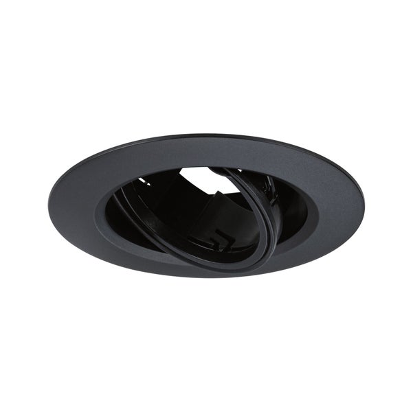 Einbauleuchte 10er-Set schwenkbar rund 90mm 30° GU10 max. 10x10W 230V dimmbar Schwarz