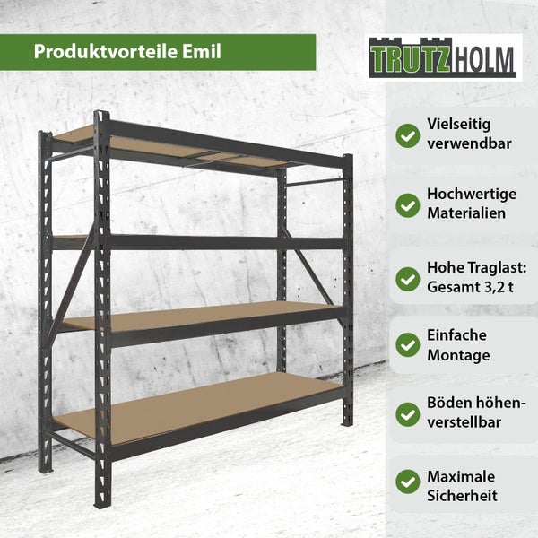 Trutzholm Regal mit drei Ablageflächen