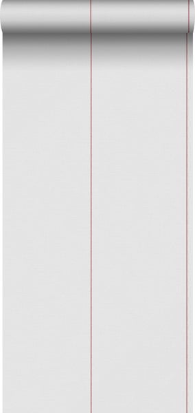 Sanders und Sanders Tapete Streifen Rot und Grau - 53 cm x 10.05 m - 640680