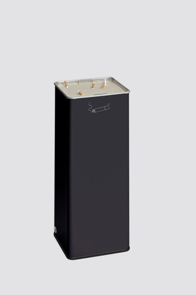 PROREGAL Robuster Ascher Mit Herausnehmbarem Sandsieb Für Eingangsbereiche HxBxT 66,5 x 26 x 26 cm Verzinkter Stahl Anthrazit