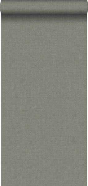 Walls4You Tapete Uni Grüngrau - 53 cm x 10.05 m - 935343