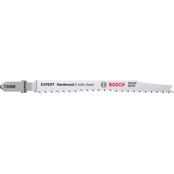 Bosch EXPERT Hardwood 2-side clean T308BF Stichsägeblatt, 2 Stück - 2608901713