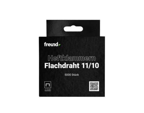 Freund Flachdraht Heftklammern 11/10, 5000 Stück