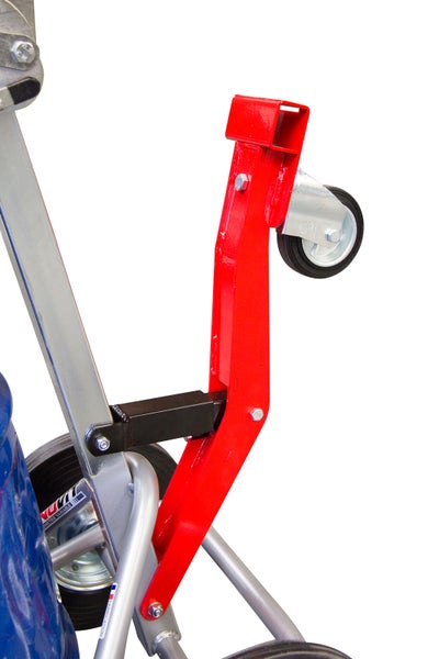 Detailansicht einer Transportvorrichtung mit Rollen