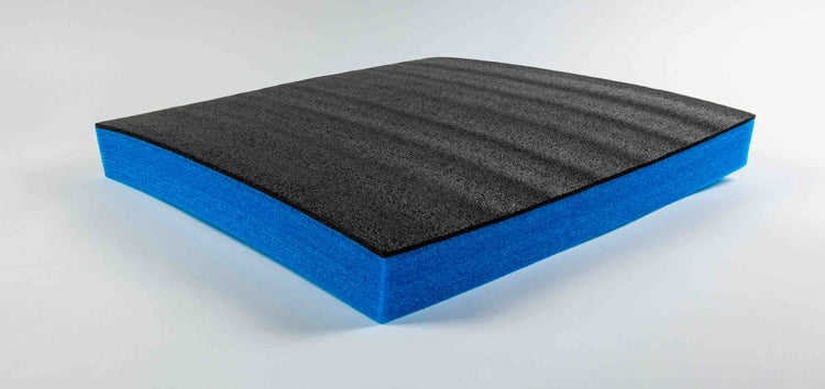 TYGR-Multilayer Schaumstoff blau 600x600x70 |DIY-Werkzeugeinlage für Werkzeug, Kamera & Co