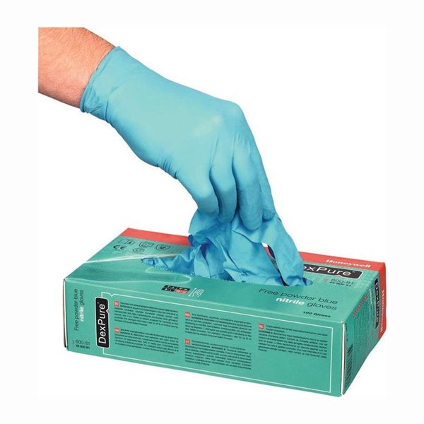 Honeywell 100x Einweghandschuhe Dexpure 800-81 blau Gr. L - 4580081 GR.L